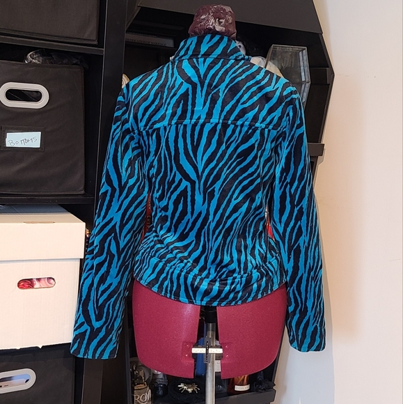 90's New Wave Electro Clash Reversible Jacket - Picture 2 of 4